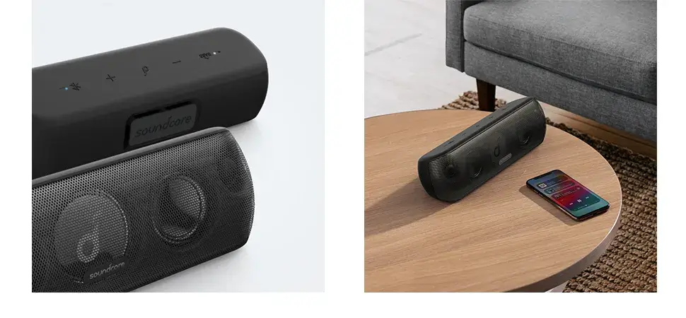 Anker Soundcore Motion+ Bluetooth Speaker – Hi-Res Audio, 30W Output, Deep Bass, 12H Playtime, Waterproof, Portable Wireless Sound - Alletron Imagem do produto