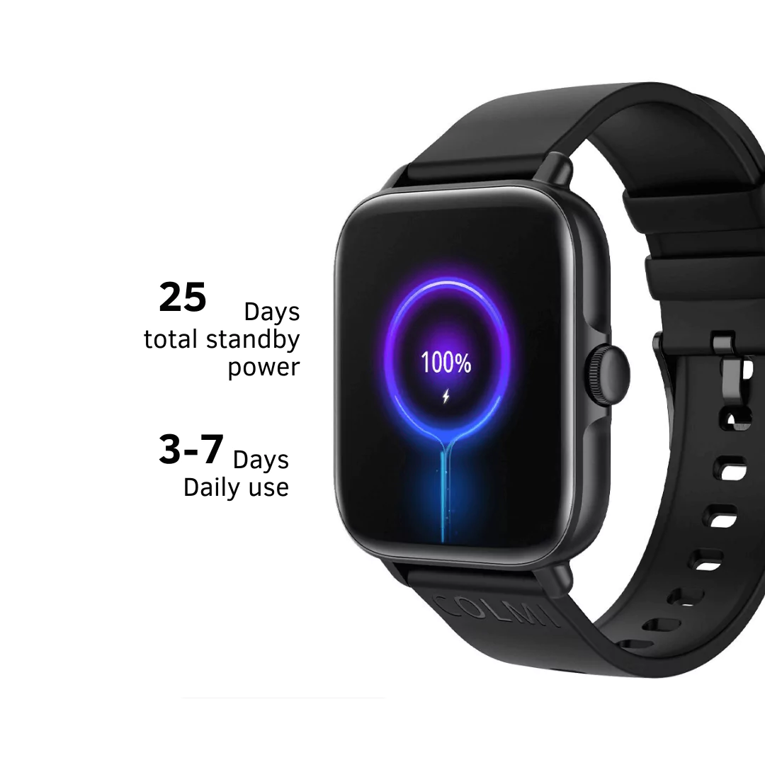 Colmi P28 Plus Smartwatch side profile