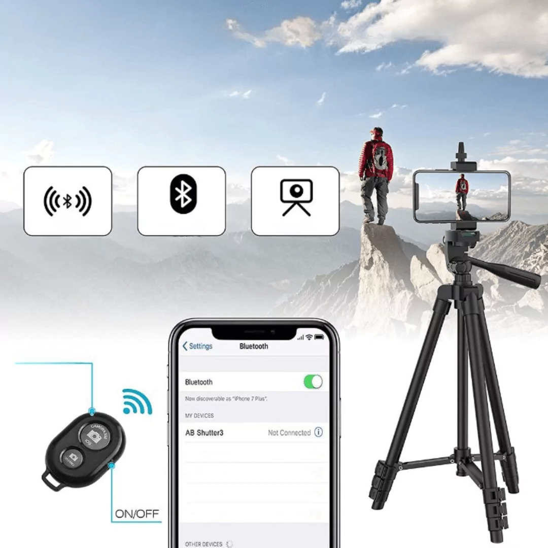 Flexible Tripod with Remote Control – Universal Phone & Camera Stand ...