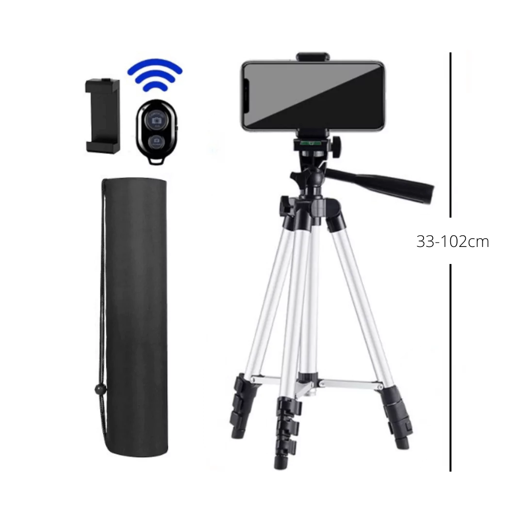 Flexible Tripod with Remote Control – Universal Phone & Camera Stand ...