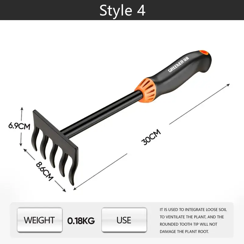 Close-up of Gardening Tools Set components