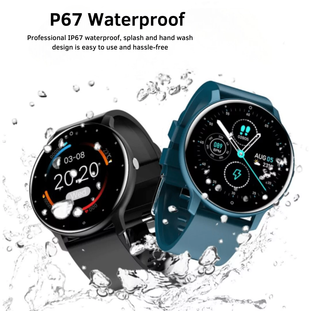 Lige Smartwatch – Compatible with Android & iOS, Fitness Tracking, Heart Rate & Sleep Monitor, Waterproof Design, Long Battery Life - Alletron Lige Smartwatch Waterproof Feature