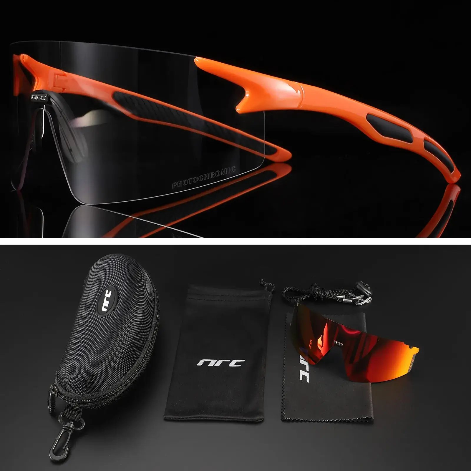 5 Lens UV400 Cycling Sunglasses TR90 Sports Bicycle Glasses MTB Mountain  Bike Fishing Hiking Riding Eyewear