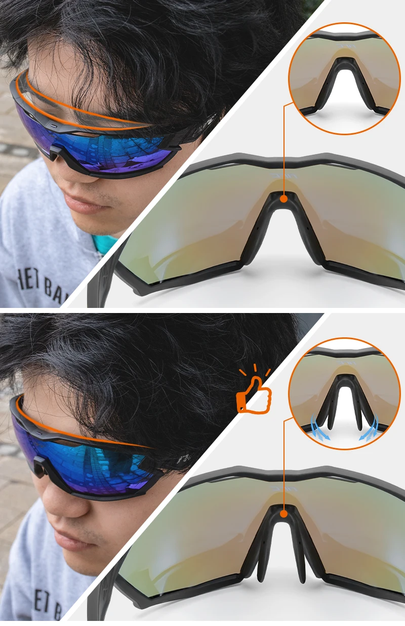 ALL™ - NRC P-Ride Photochromic Cycling Glasses: Mountain Bike Sunglasses -  Alletron