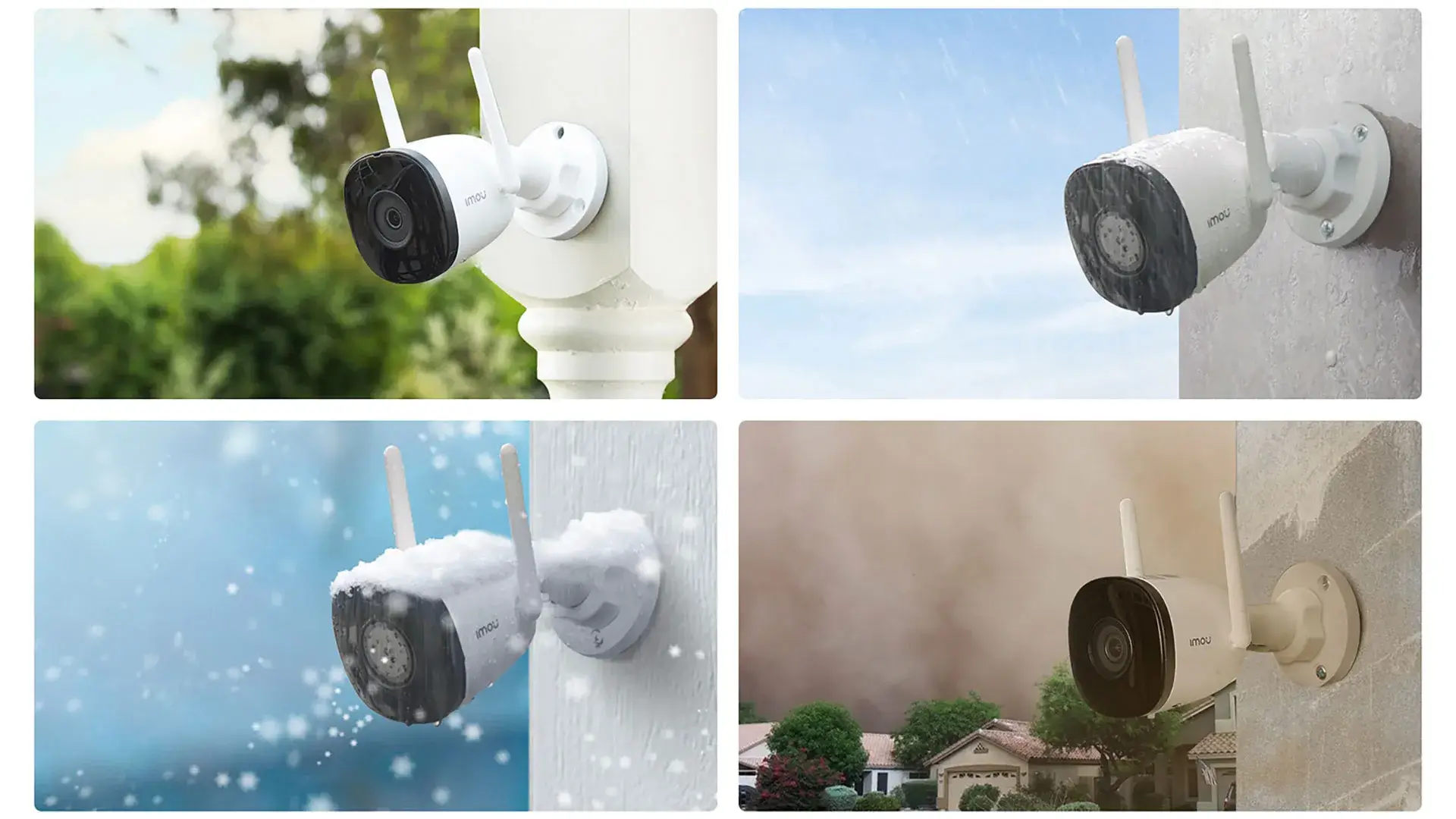 Imou Bullet 2C Security Camera – AI Human Detection, 1080p Full HD, Night Vision, IP67 Weatherproof, Outdoor Surveillance - Alletron