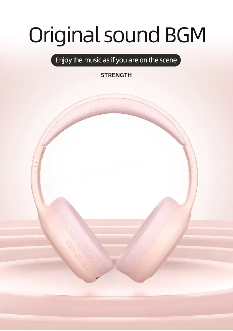 Lenovo Thinkplus TH30 Wireless Headphones – Bluetooth 5.3, Deep Bass, Foldable Design, Long Battery Life, Built-in Mic - Alletron Imagem do produto