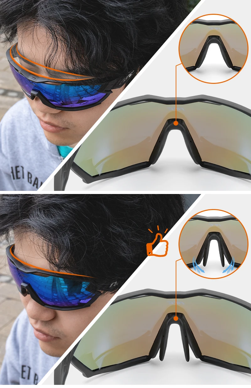 NRC Running & Cycling Sunglasses – Polarised Lenses, Lightweight Frame, Anti-Glare, UV Protection for Outdoor Sports - Alletron NRC Running & Cycling Sunglasses – Polarised Lenses, Lightweight Frame, Anti-Glare, UV Protection for Outdoor Sports - Alletron