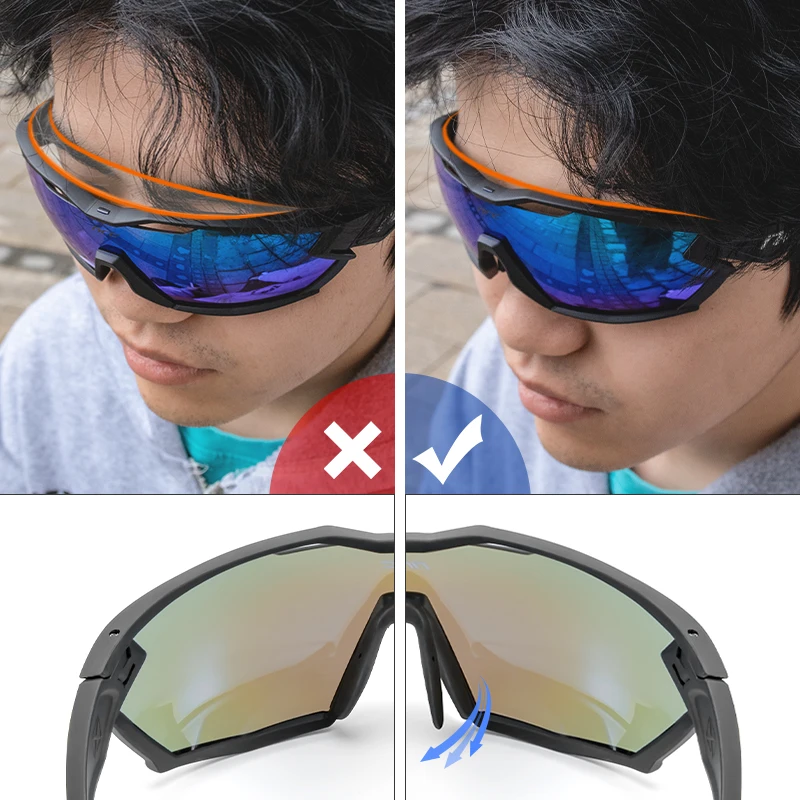 NRC Running & Cycling Sunglasses – Polarised Lenses, Lightweight Frame, Anti-Glare, UV Protection for Outdoor Sports - Alletron NRC Running & Cycling Sunglasses – Polarised Lenses, Lightweight Frame, Anti-Glare, UV Protection for Outdoor Sports - Alletron