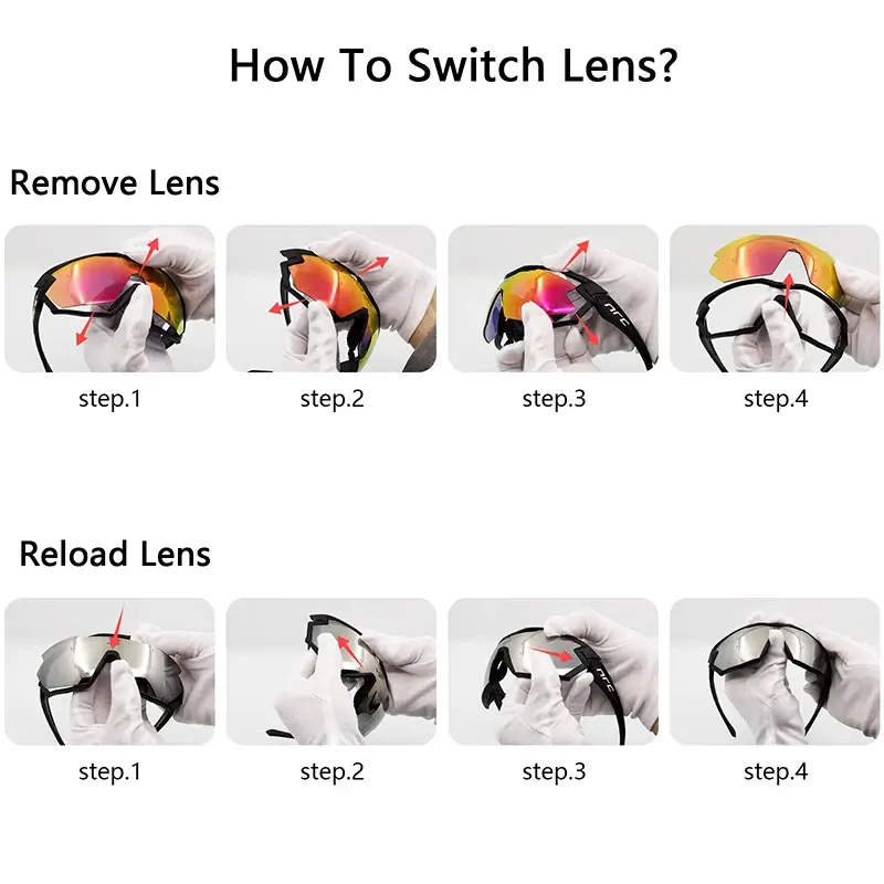 NRC Running & Cycling Sunglasses – Polarised Lenses, Lightweight Frame, Anti-Glare, UV Protection for Outdoor Sports - Alletron NRC Running & Cycling Sunglasses – Polarised Lenses, Lightweight Frame, Anti-Glare, UV Protection for Outdoor Sports - Alletron