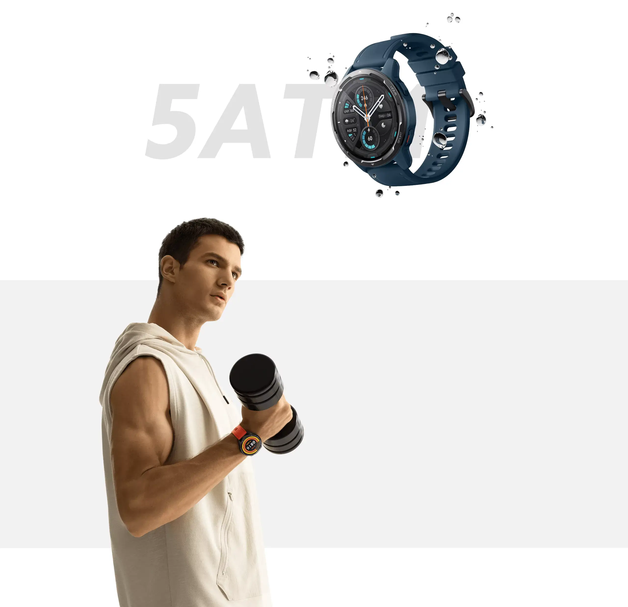 all xiaomi watch s1 active 143 inch amoled display 5atm waterproof heart rate bluetooth 8 - Alletron