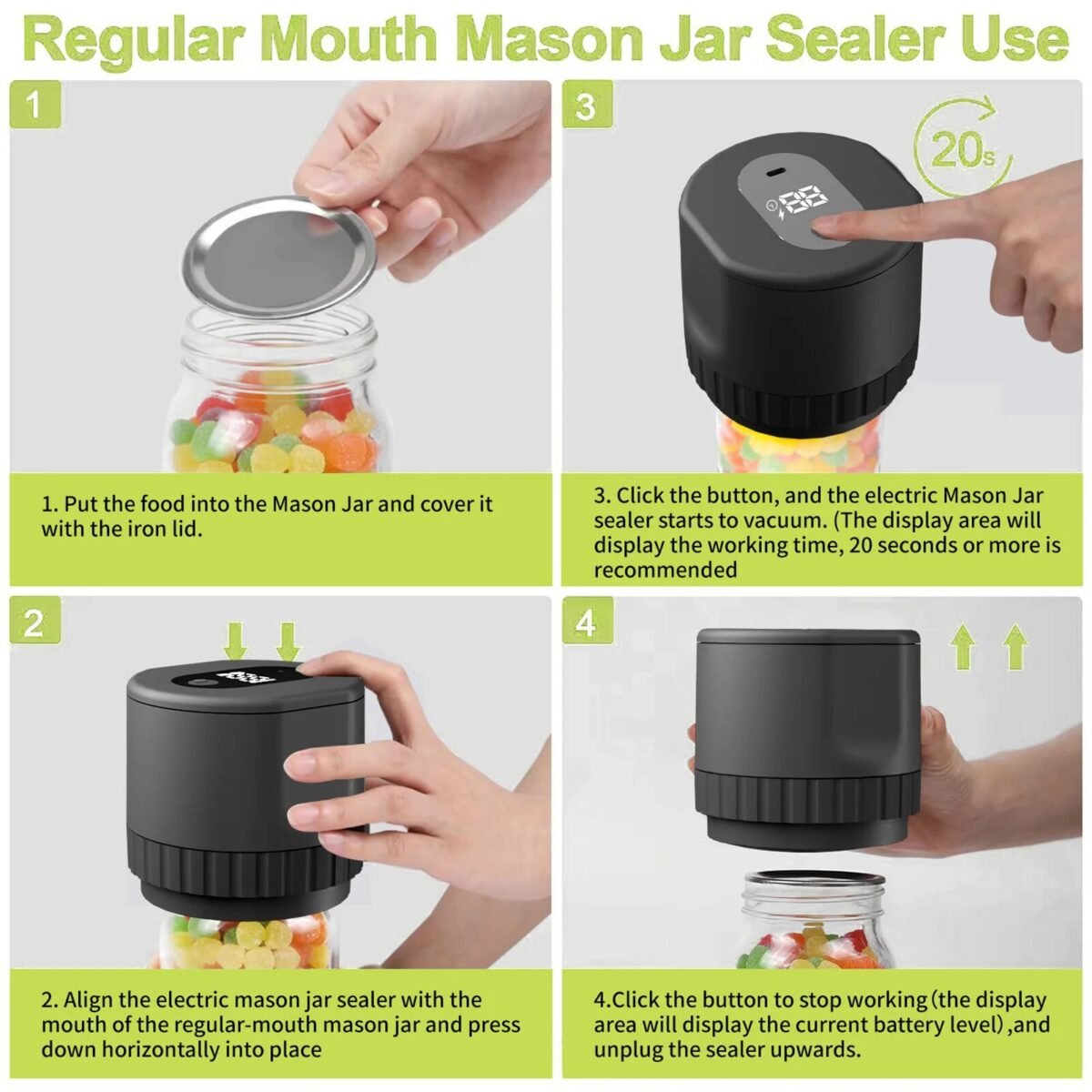 Mason Jar Sealer - ALL™ - Alletron