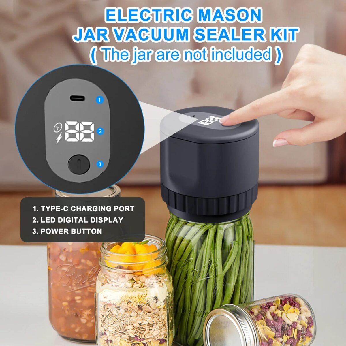 Mason Jar Sealer - ALL™ - Alletron
