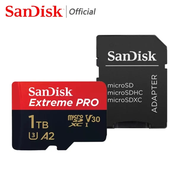 SanDisk Extreme PRO Micro SD Card V30 U3 A2 4K 128GB 256GB 512GB 1TB