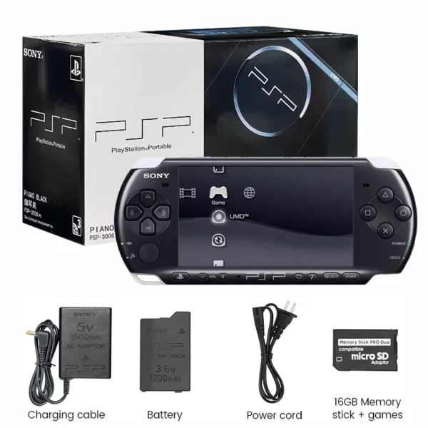 Sony PSP 3000 Original Handheld Console Long Battery Life Gift