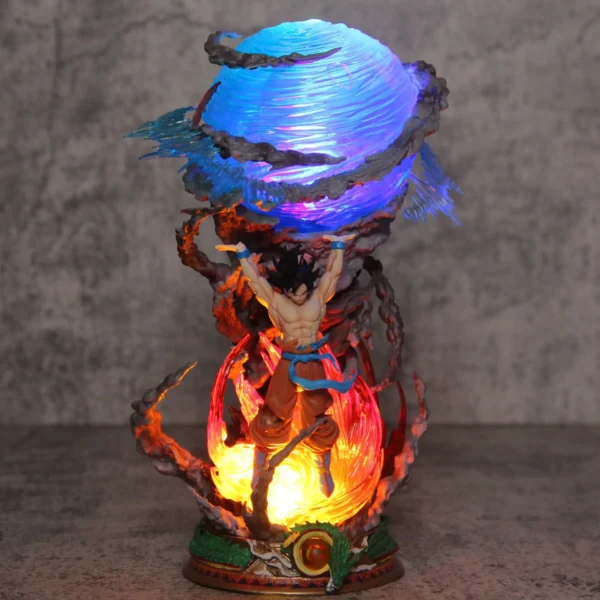 Goku Saiyan Statue Spirit Bomb 25cm PVC Premium Collector's Edition