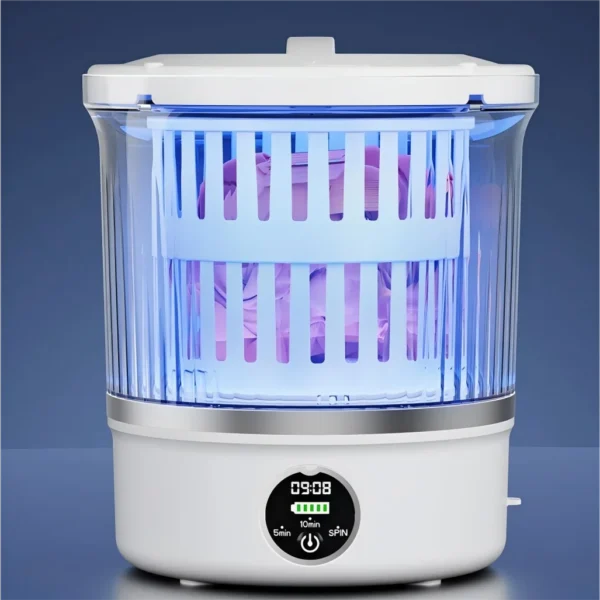 HOMEFISH Mini Washing Machine: Automatic Sock & Underwear Cleaner for Dorms