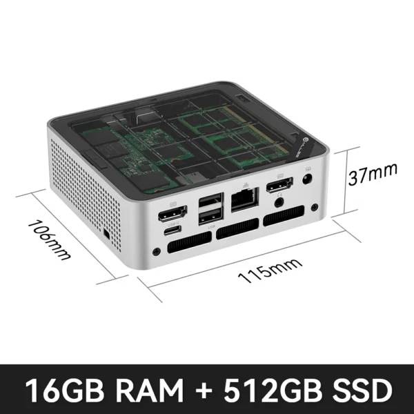 G2 Plus Mini PC AMD Ryzen 16GB RAM 512GB SSD High Performance
